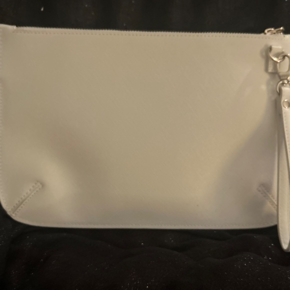 WHBM White/Purple/Green & Metal Studs Wristlet - Picture 3 of 5